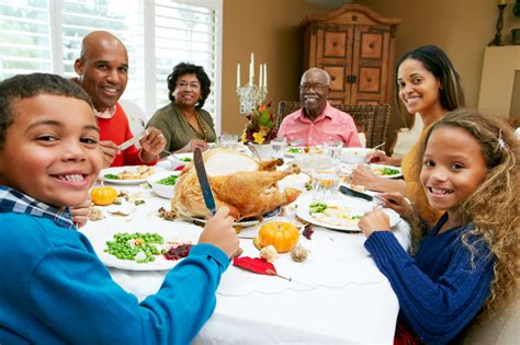 Multi Generation Family Celebrating Thanksgiving - Lowcountry Africana