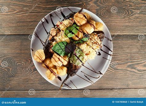 Delicious Food On The Wooden Table Stock Photo Image Of Chef Hunger