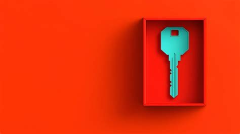 Key locked in a box hidden secrets flat design illustration | Premium ...
