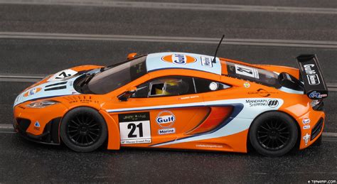 Scalextric C3287 McLaren MP4 12C GT3 21 Gulf Macau 2011