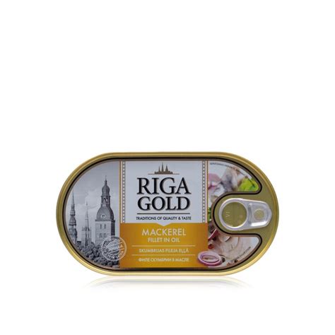 Riga Gold Mackerel Fillet In Oil G Spinneys Uae