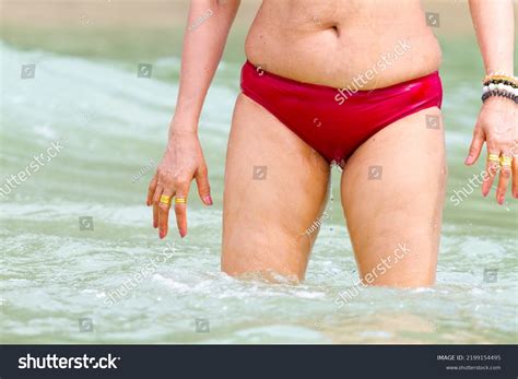 Woman Red Bikini Sexy On Beach Stock Photo 2199154495 Shutterstock