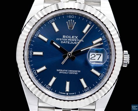 Rolex 126334 Datejust 41 Blue Stick Dial SS SS UNWORN 41434