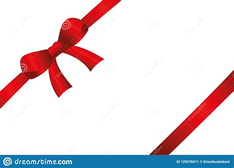 Arqueamiento Rojo Del Regalo Aislado En El Fondo Blanco Ilustración del