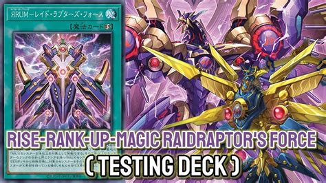 YGOPRO Rise Rank Up Magic Raidraptor S Force Raidraptor Nov 2023