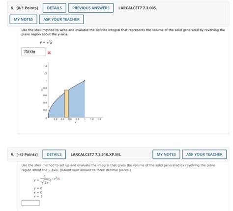 Solved 5 0 1 Points DETAILS PREVIOUS ANSWERS LARCALCET7 Chegg