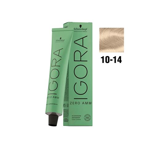 Schwarzkopf Igora Royal Zero Ammonia 10 14 Ultra Blonde Cendre Beige Shopee Singapore