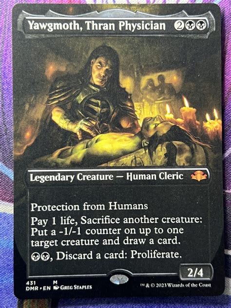 Yawgmoth Thran Physician Dmr Full Art Bootleg Mage