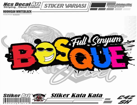 Sticker Mobil Stiker Tulisan Keren Stiker Variasi Ukuran 20 X 10 Cm
