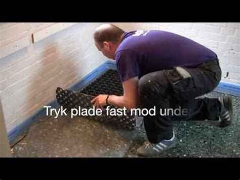 S Dan L Gger Du Gulvvarme Med Uponor Minitec Youtube