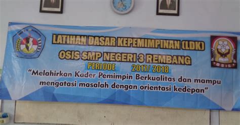 Contoh Spanduk Sertijab Osis Cdr Karyaku