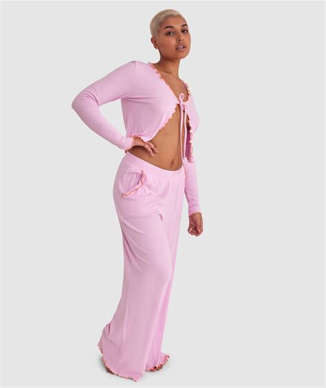 Bras N Things Chelsea Long Pant Pale Pink 01435101