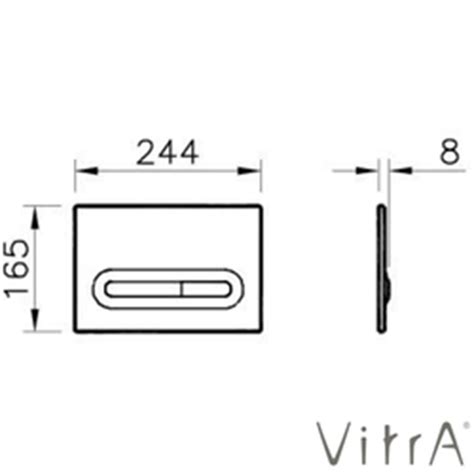 Vitra Loop T Fotoselli Kumanda Paneli Mat Krom