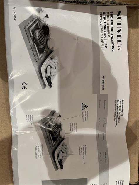 Hot Stone Set Heisser Stein Nouvel Neu gemäss Beschreibung in Willisau für CHF 8 mit