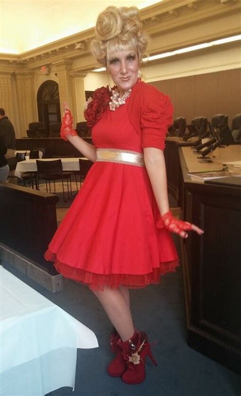 Effie Trinket costume | Red formal dress, Fashion, Effie trinket costume