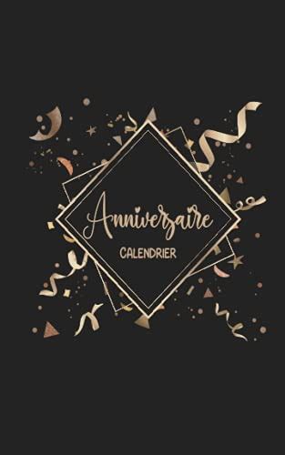 Anniversaire calendrier Planificateur d anniversaires à remplir I