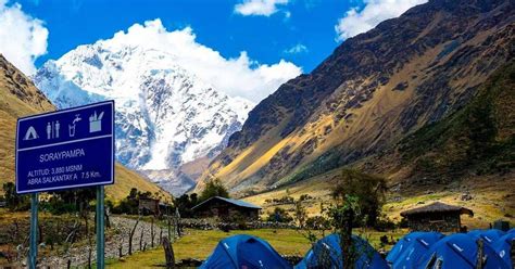 Salkantay Trek 5 Daagse Alternatieve Route Naar Machu Picchu