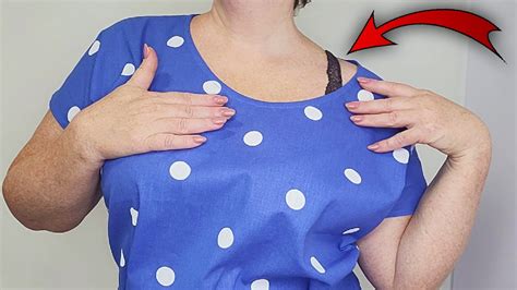Как незаметно уменьшить слишком большой вырез горловины