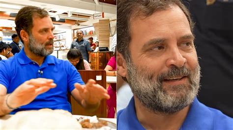 Viral Video Rahul Gandhi Reveals Favourite Food Which Politician