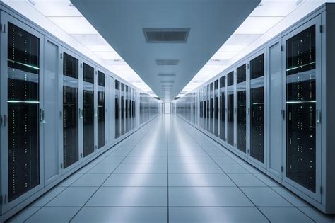 Premium AI Image | Data server room