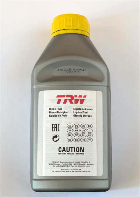 malykh.com notes: TRW DOT 5.1 ESP (тормозная жидкость)