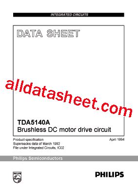 TDA5140A Datasheet(PDF) - NXP Semiconductors
