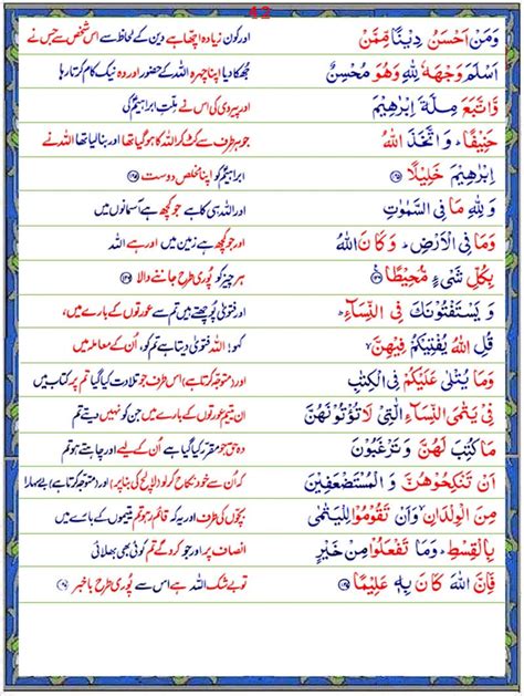 Surah An Nisa With Urdu Translation Surah Nisa Tilawat