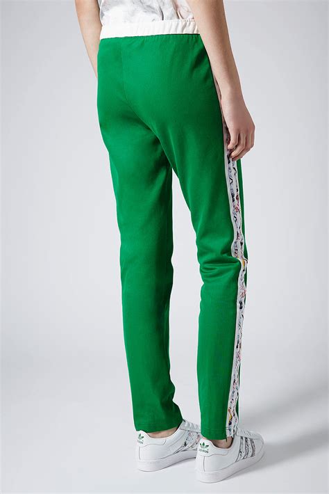 Topshop Tracksuit Bottoms By X Adidas Originals In Green Lyst