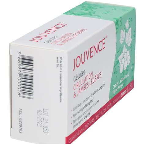 JOUVENCE Circulation Jambes Légères Gelules 60 pc s Redcare Pharmacie