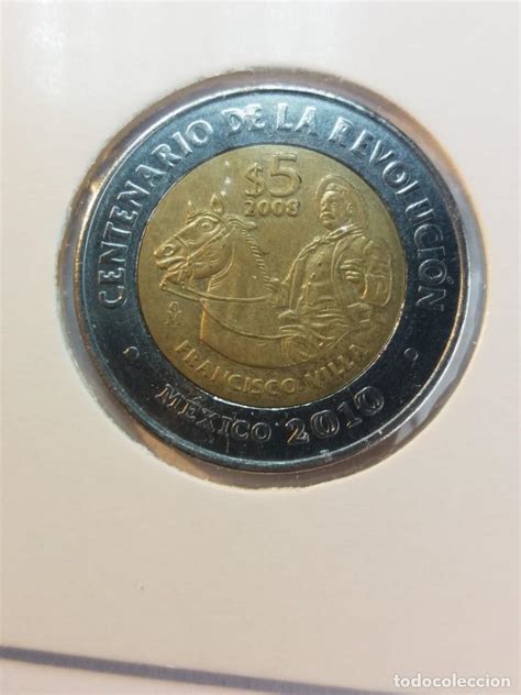 Mexico 5 Pesos 2008 Francisco Pancho Vill Vendido En Venta