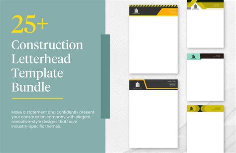 FREE 14 Construction Letterhead Samples In MS Word PDF PSD