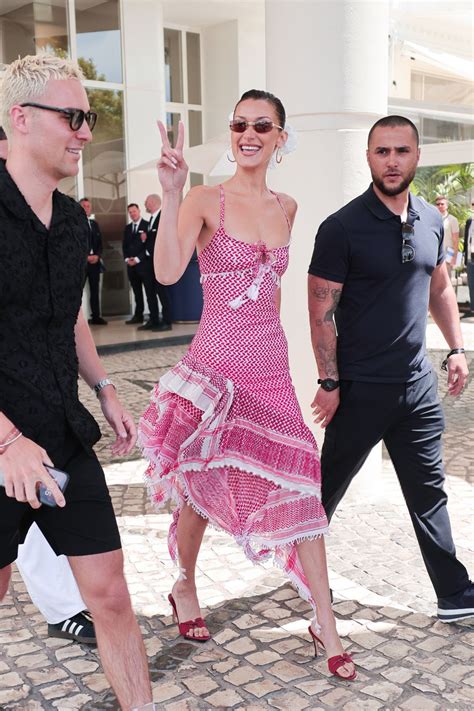 Bella Hadid Sexy Summer Dress Cannes Hot Celebs Home