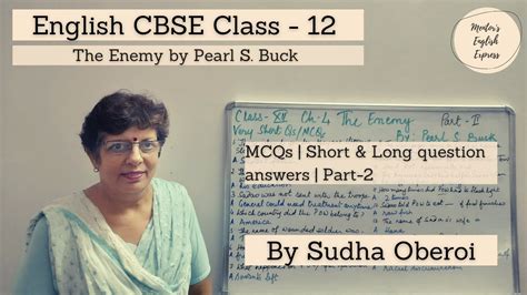 The Enemy Class Ch Vistas Mcqs Short Long Question