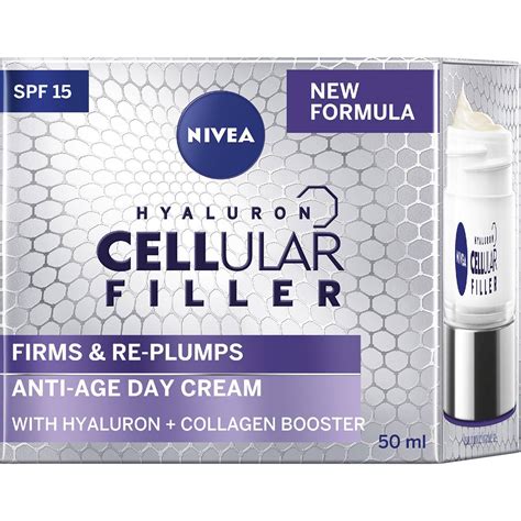 Nivea Cellular Filler Anti Age Day Cream Face Moisturiser Spf Ml