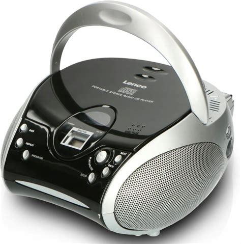 Radioodtwarzacz Boombox Lenco Scd Srebrny Cd Radio Fm Sie Lub