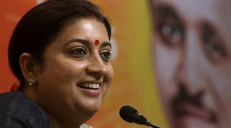 BJP has forced Rahul to visit Amethi more often: Smriti Irani - The ...