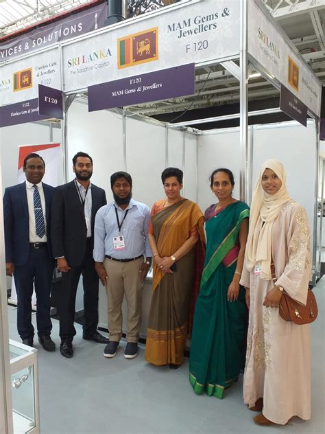 Sri Lanka Gem And Jewellery Companies Participate In The International