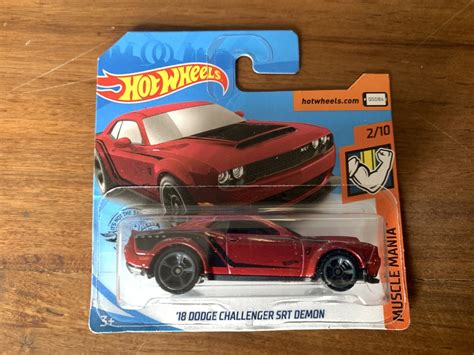 HOT WHEELS DODGE CHALLENGER SRT DEMON MUSCLE MANIA FYD NO BLISTER PALADINO