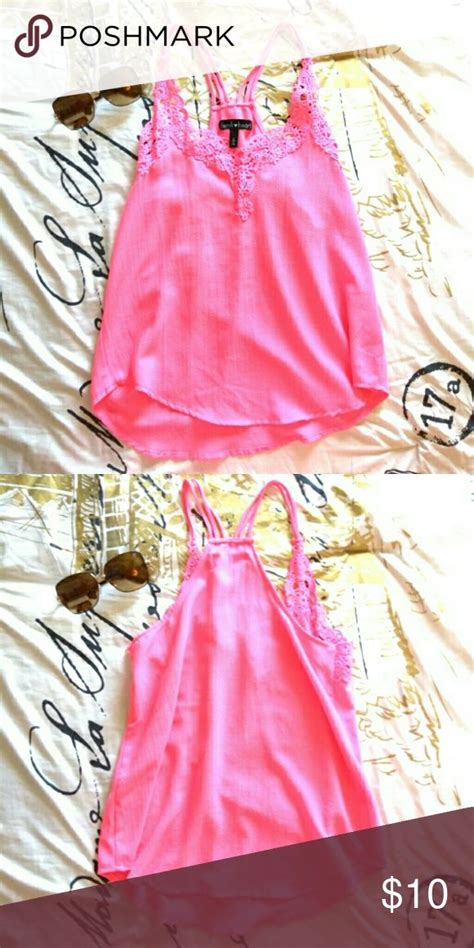 Hot Pink Lace Cami
