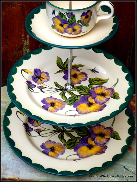 Three Tier Classic Victorian Afternoon Tea Cake Stand Vintage Etsy