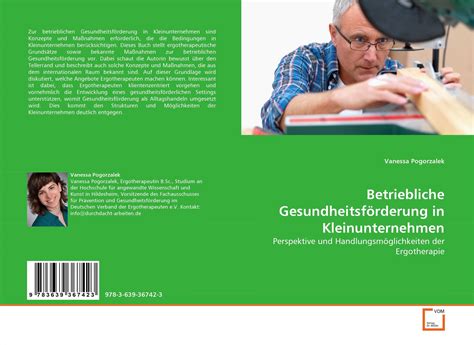 Betriebliche Gesundheitsförderung In Kleinunternehmen 978 3 639 36742