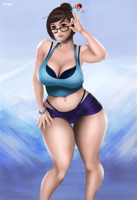 Mei Overwatch By Inkgex Hentai Foundry