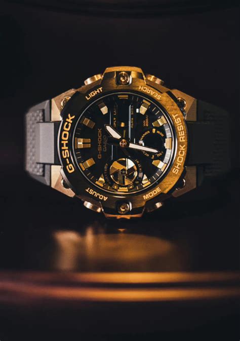 G-SHOCK GST-B100, GST-B500, GST-B500 — Pure Texture of Gold