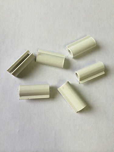 Chain Link Privacy Fence Weave Clips Polymer Fasteners White Color