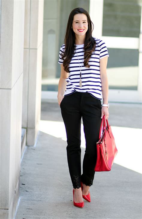 Actualizar 116 Imagen Outfit Blusa Blanca Con Rayas Negras Abzlocal Mx