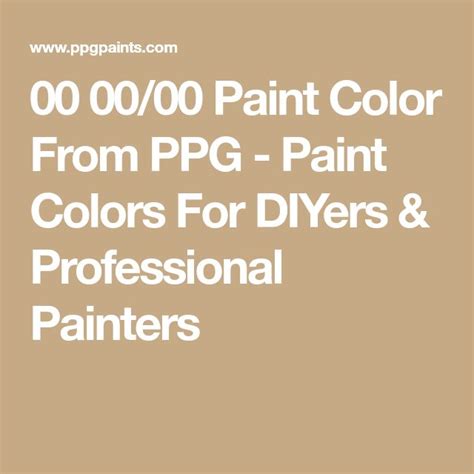 Ppg Breakthrough Paint Color Chart