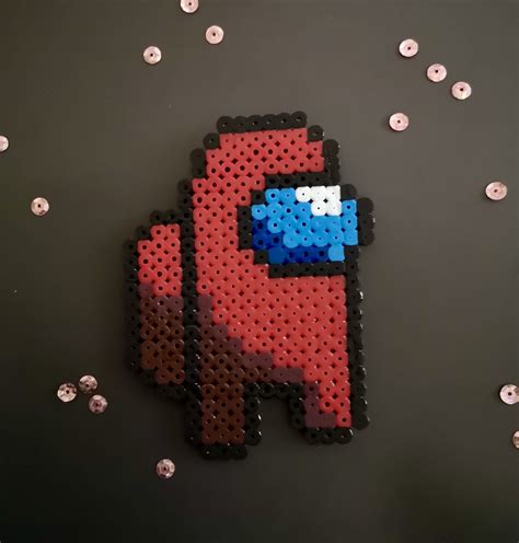 Among Us Pixel Art Pixel Art Pattern Perler Bead Art Images Images