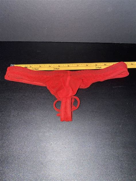 Mens Maverick Style Not N N Mesh C Ring Bulge Pouch Swim Thong Bikini Size Small Ebay