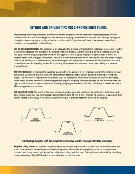 Z Profile Steel Sheet Piling Gerdau