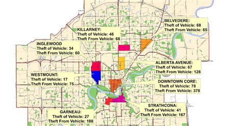 Police name "hot spots" for vehicle theft around Edmonton | News